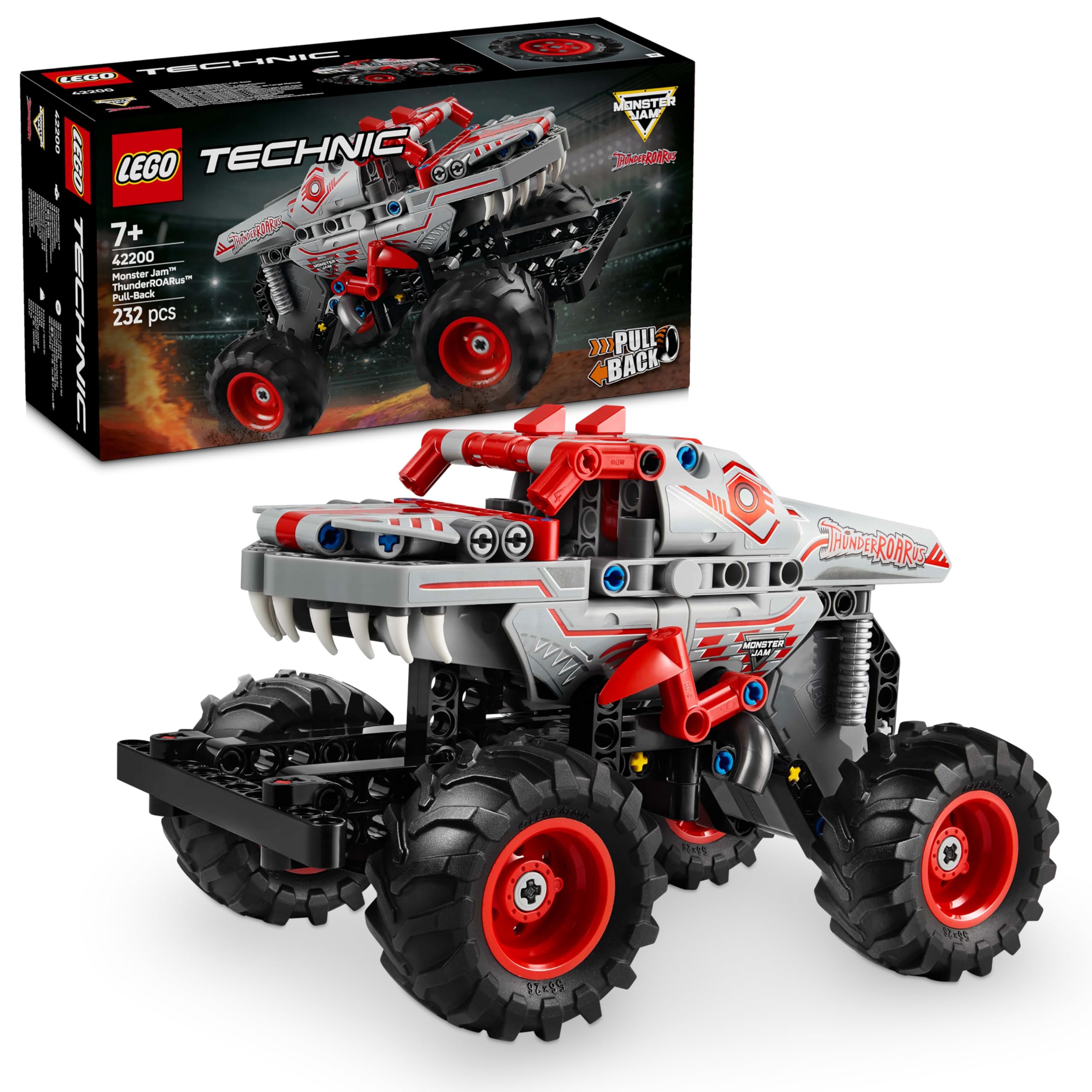 Y☆421 SII サーマルプリンター＆ ドロアー セット LEGO Technic Monster Jam ThunderROARus Pull-Back Truck Toy